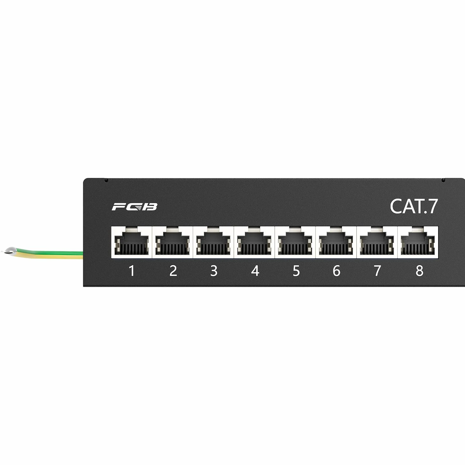 Panel krosowy CAT 7 8 portów RJ45 ekranowany LSA