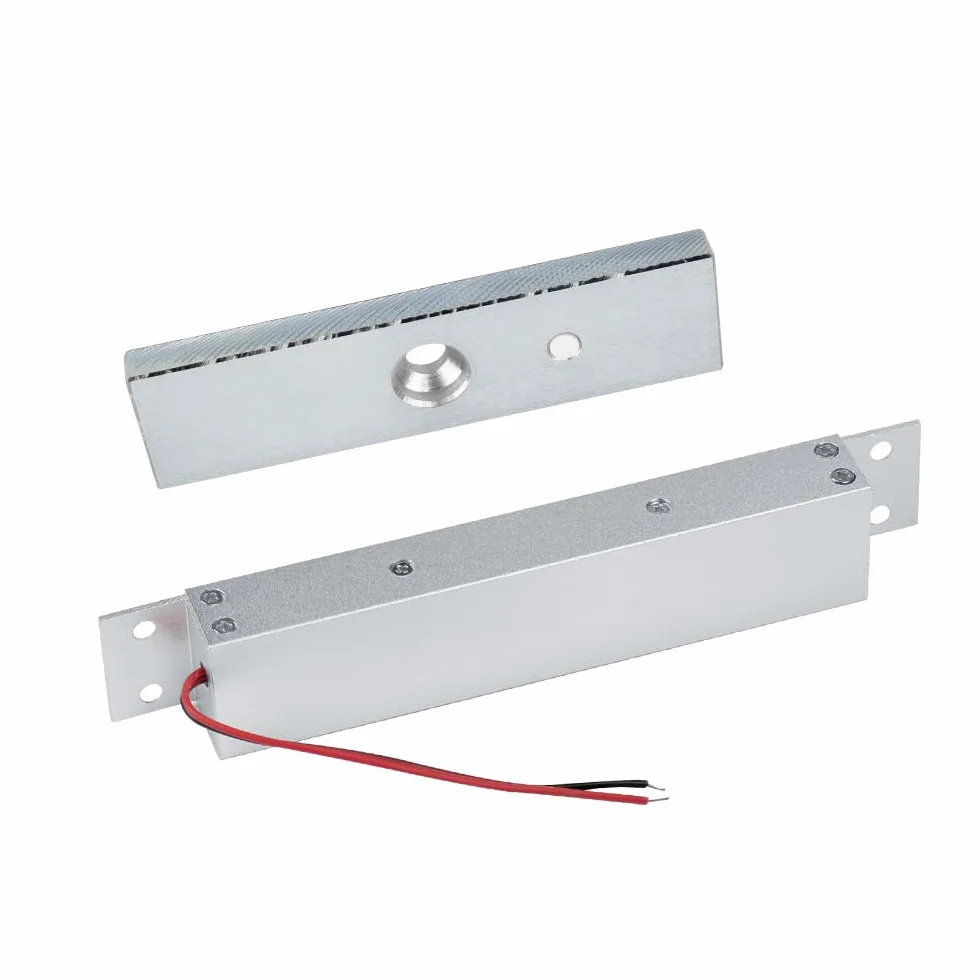 Zamek elektromagnetyczny wbudowany 180 kg (350 funtów) DC12 V, system kontroli dostępu z blokadą elektromagnetyczną, bezpieczny w razie awarii, zamek elektryczny typu NC