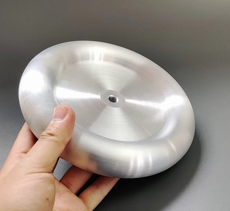 DIY Tesla Coil Top Load stop aluminium metalowa płyta średnica 175 mm wysokość 30 mm
