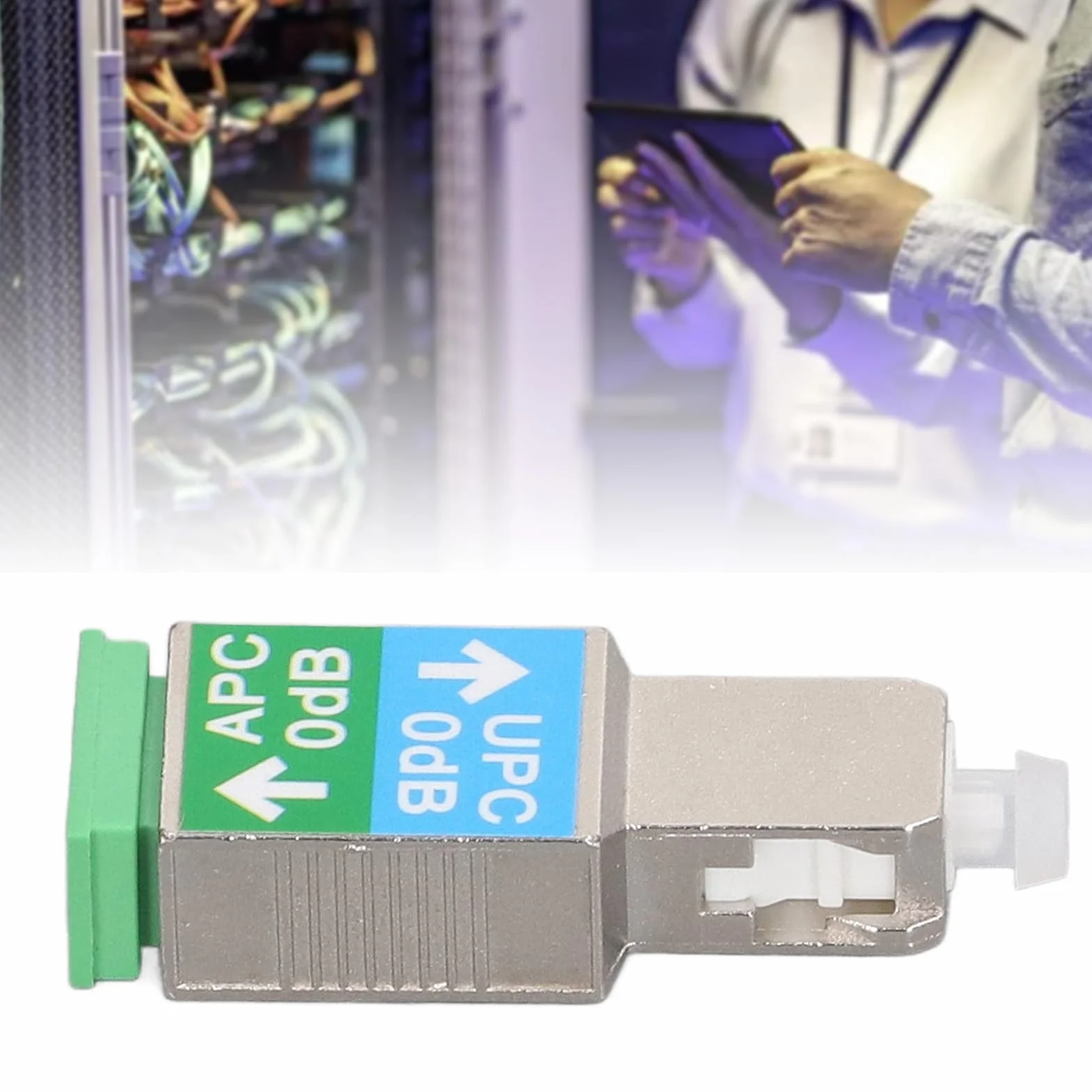SC żeński na SC UPC Męski Adapter Jednomodowy 1200nm do 1600nm światłowodowy Adapter Optyczny SC na SC UPC
