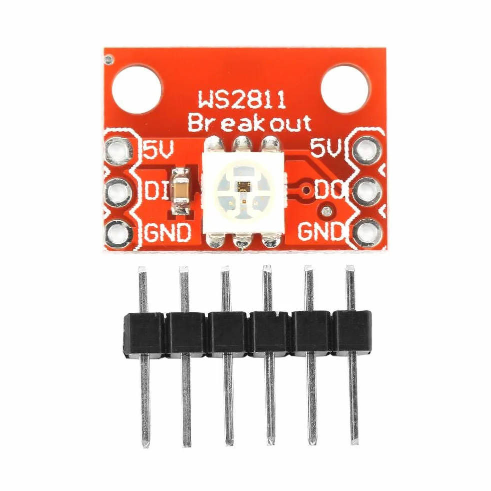 Ws2812 Breakout moduł płytka z niezależnym sterowaniem kolorami Ws2812 płytka do 5050 RGB LED