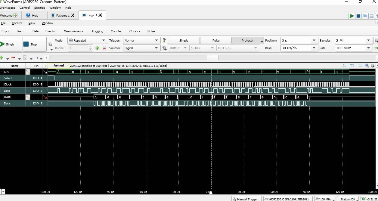 Analog Discovery Pro ADP2230: oscyloskop USB, generator funkcji, analizator logiki i zmienne zasilanie
