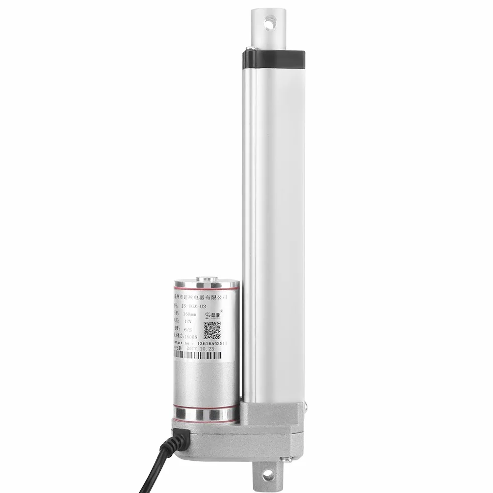 12V DC Electric Linear Actuator 140KG 310LB Heavy Duty Motor Stroke 50-300mm for Medical Automation
