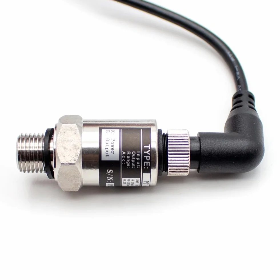 PT-506 IP68 Przetwornik ciśnienia Kabel Przetwornik Ciśnienia Woda Gaz Czujnik Hydrauliczny 0-10Bar/0-16Bar/0-25Bar 4-20mA G1/4 (głowica łokciowa, 0-10Bar)