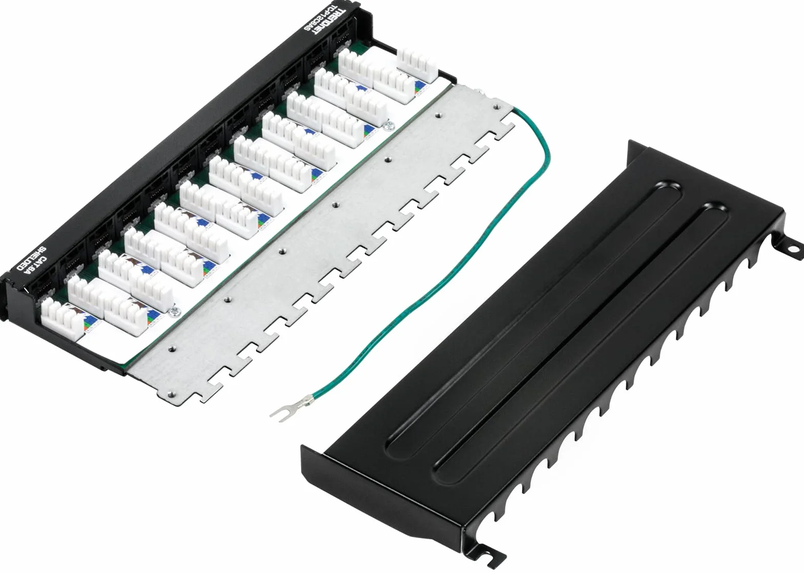 TRENDnet TC-P12C6AS panel krosowy 12-portowy Cat6a ekranowany