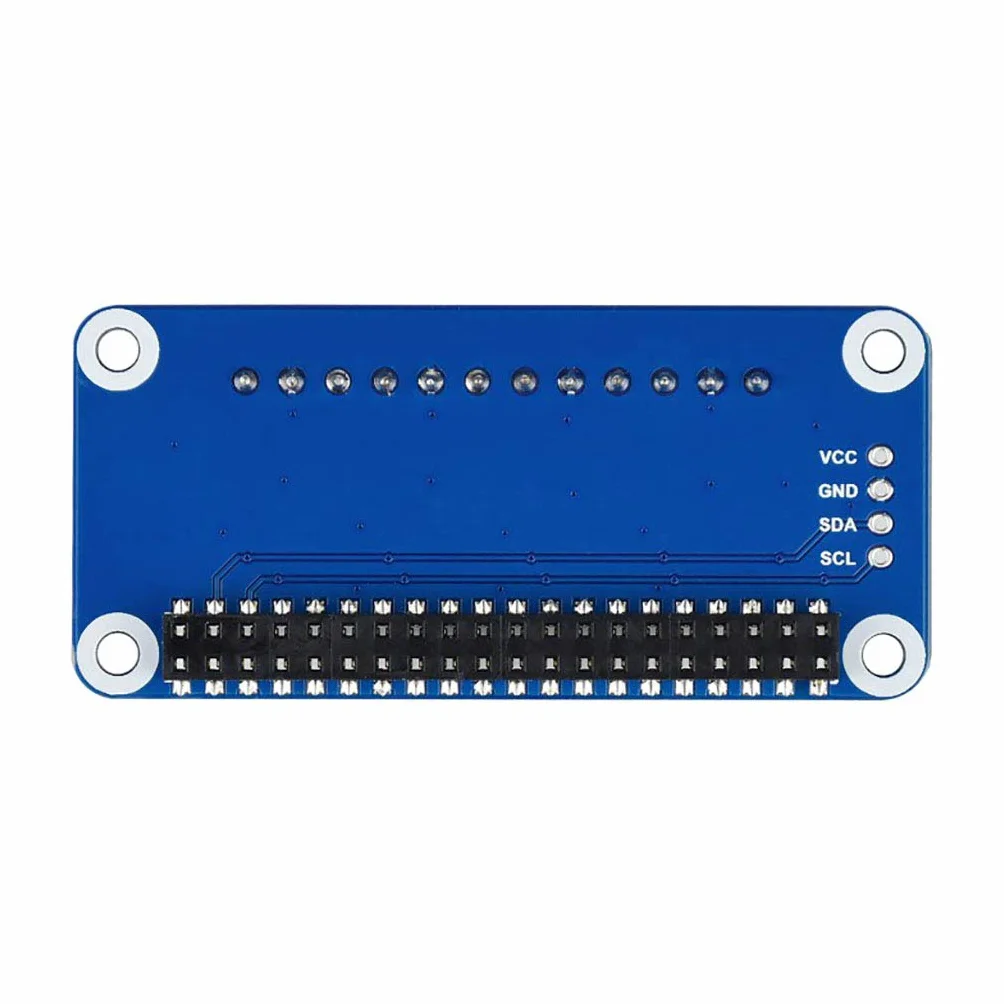 Waveshare 4-ch Current Voltage Power Monitor HAT do Raspberry Pi I2C SMBus