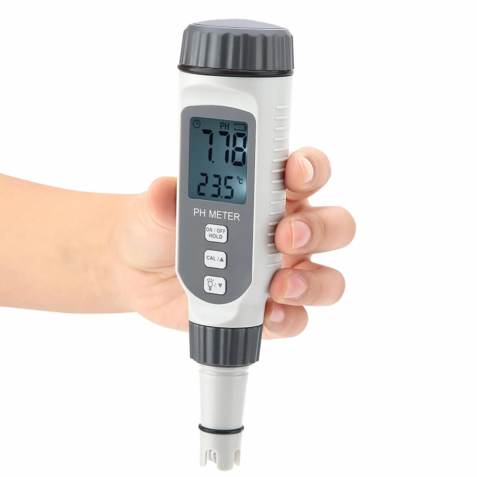 Miernik pH PH818, profesjonalny tester pH, przenośny długopis pH do wody, precyzyjny z dużym wyświetlaczem LCD