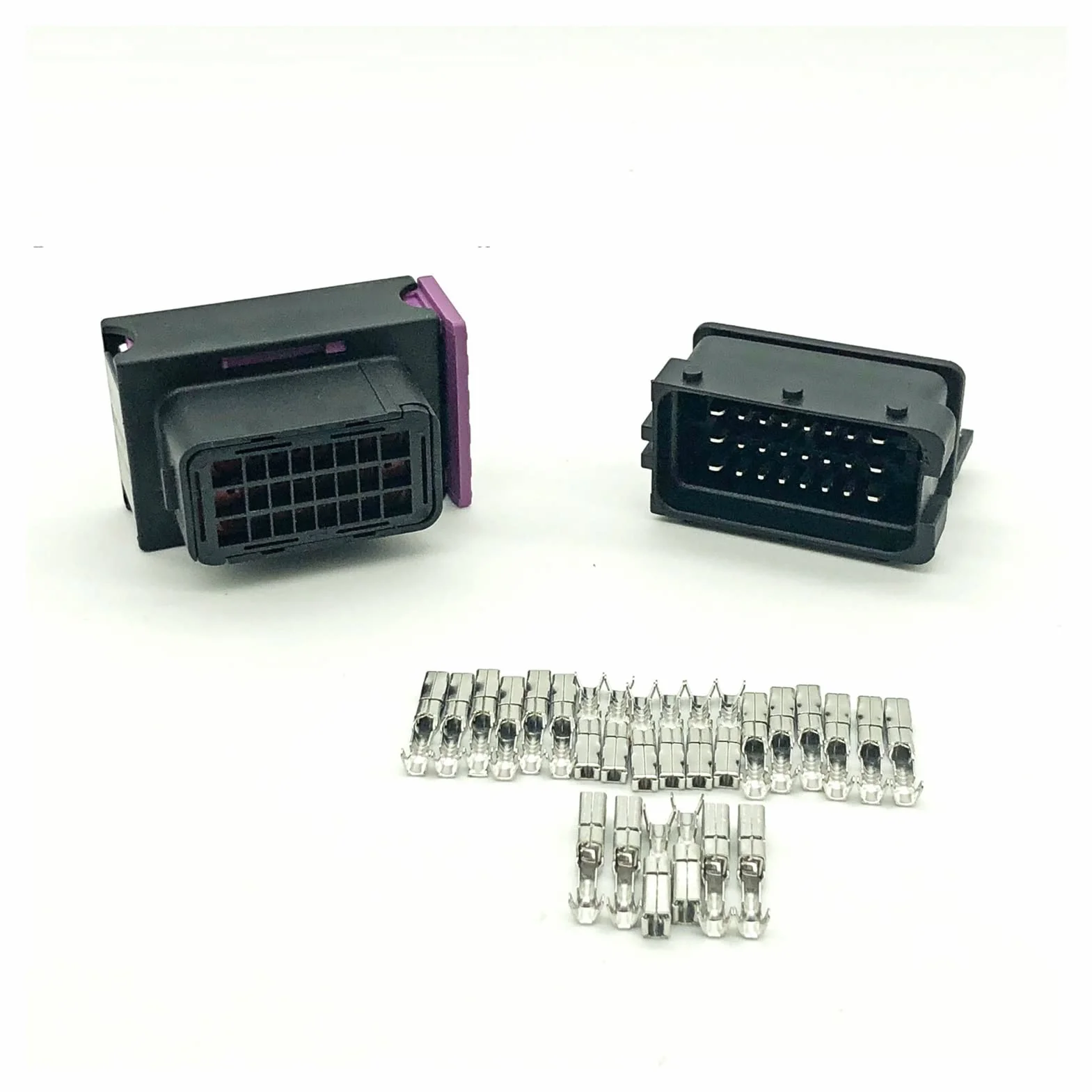 Hengliang Store FCI ECU. Złącze 24 pin 24 Way Męskie i żeńskie Obudowy Motoryzacyjne Uszczelnione Złącza Wtykowe Gniazdo 21 1PC249S8005.