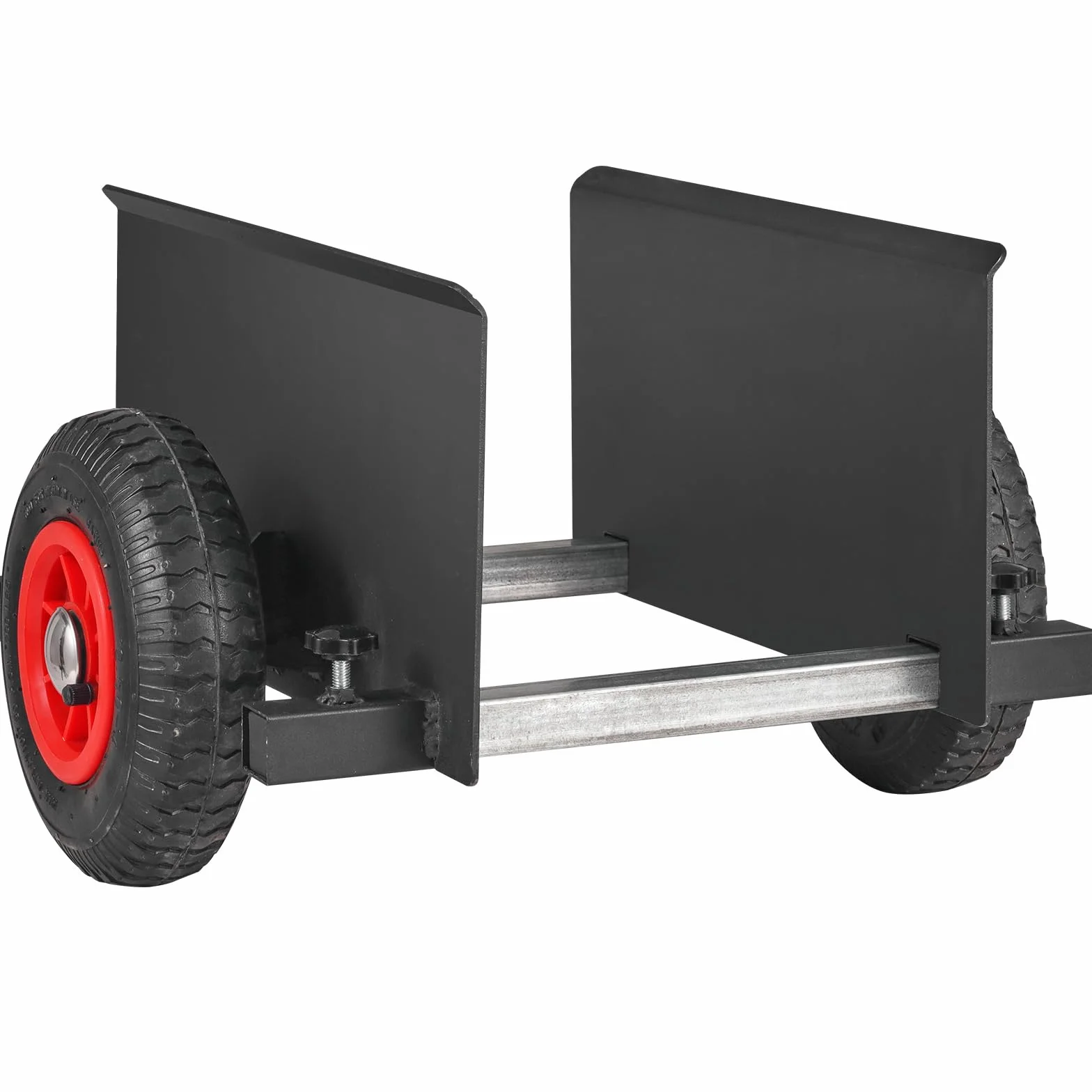 VEVOR Wózek z płytami o udźwigu 272 kg, wózek zaciskowy Q235B, wózek transportowy z uniwersalnymi kółkami, pomoc transportowa, wózek platformowy, 412 x 490 x 290 mm