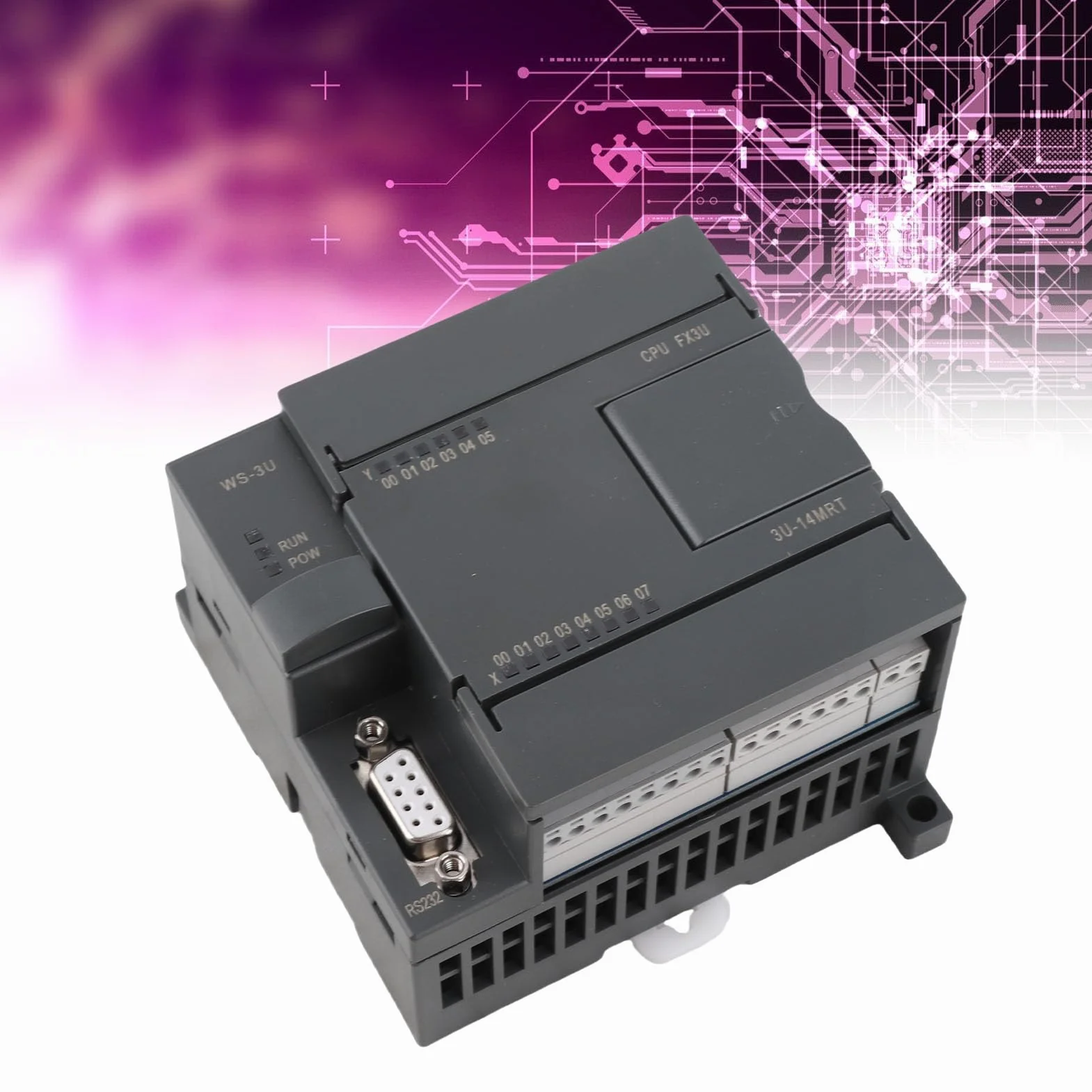 Sterownik PLC 5A 8 wejść 6 wyjść DC24V – Przemysłowa Programowalna Płyta Sterująca z Szybkim Zliczaniem