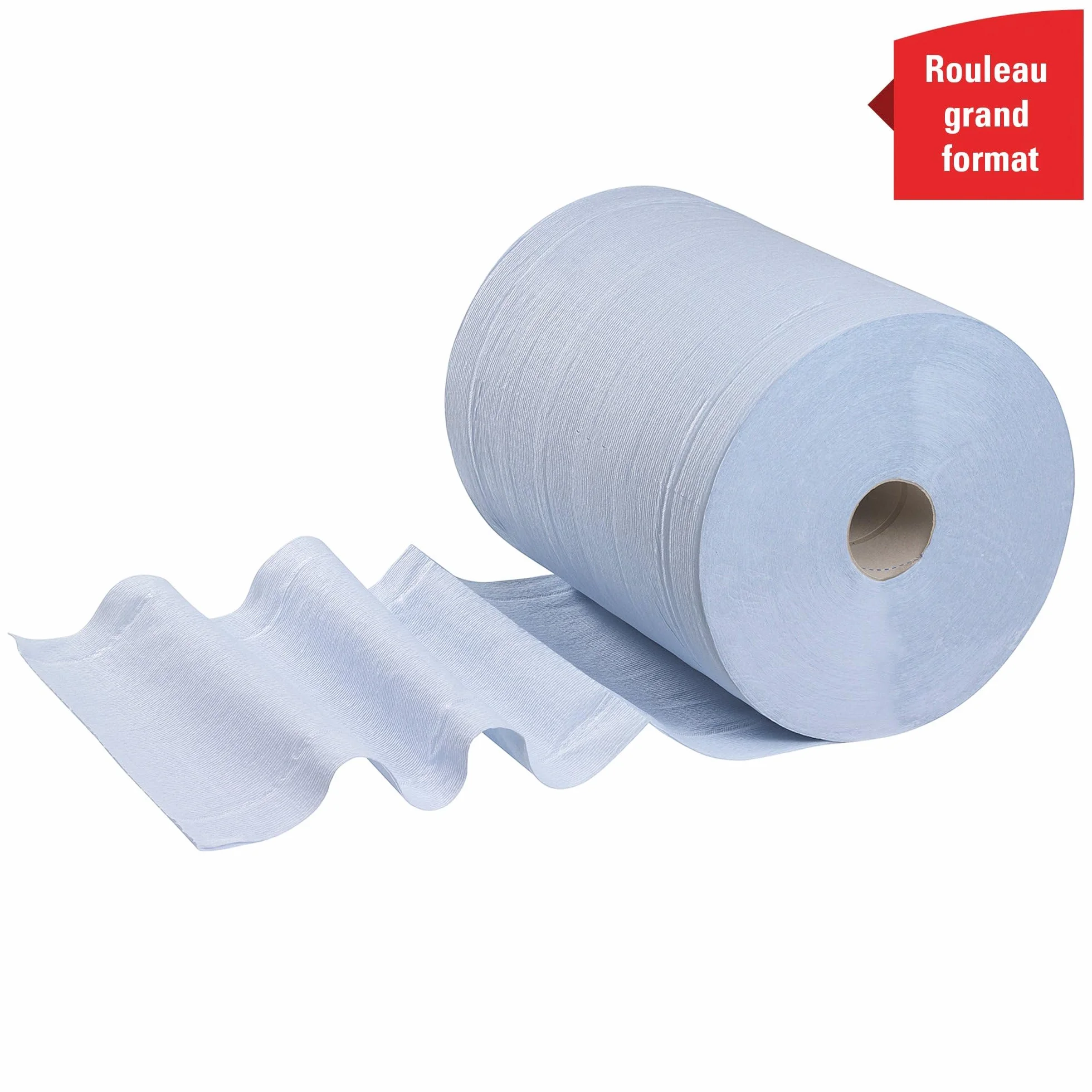 Papier do wycierania WypAll L20 7301 - Bardzo szeroki - 1 niebieska rolka 500 ściereczek