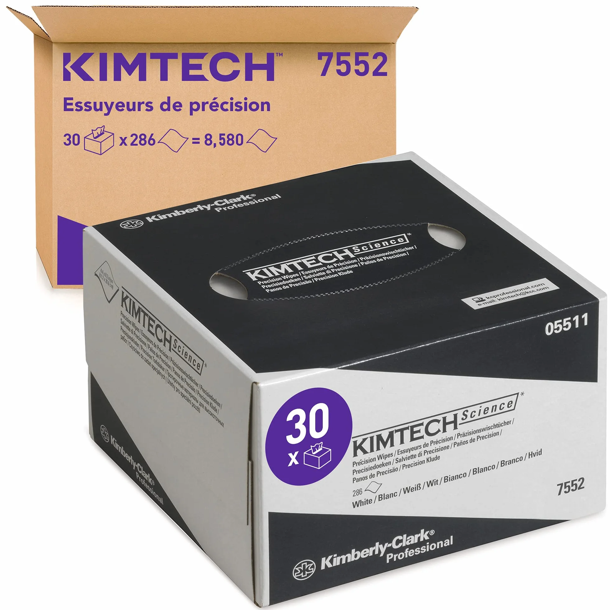 Kimtech Science 7552 Ściereczki, Biały, 30 Sztuk