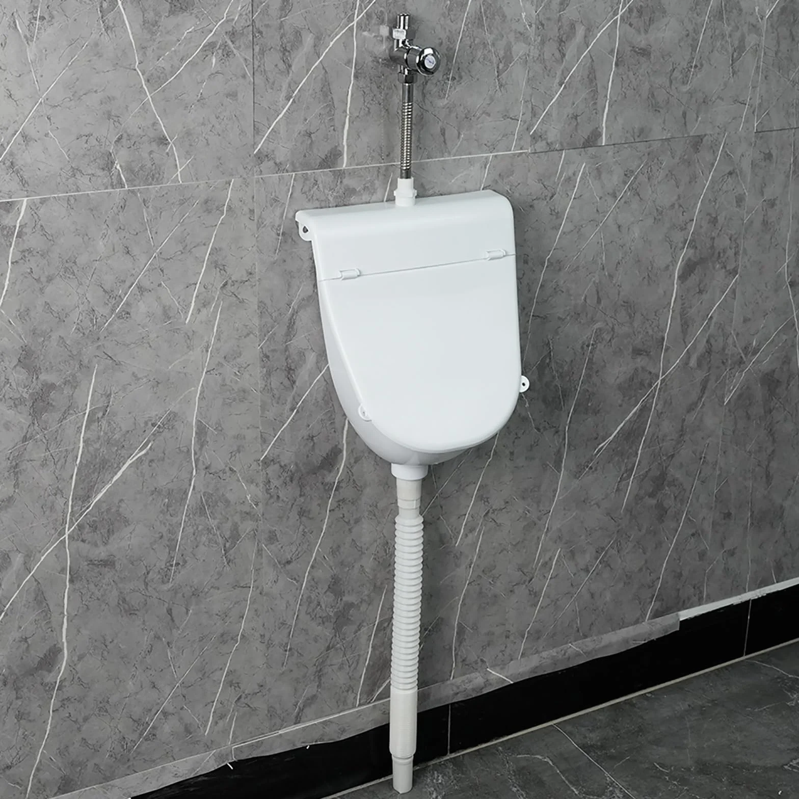 Pisuar Z Pokrywą, Pisuary Plastikowe Dla Mężczyzn, Pisuary Męskie Dla Seniorów, Pisuar Garażowy(White)