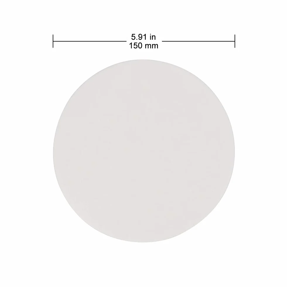 Labasics Ilościowe koła papieru filtracyjnego, średnica 150 mm papier filtrujący z celulozą o średniej prędkości filtracji od 15 do 20 mikronów, 100 sztuk