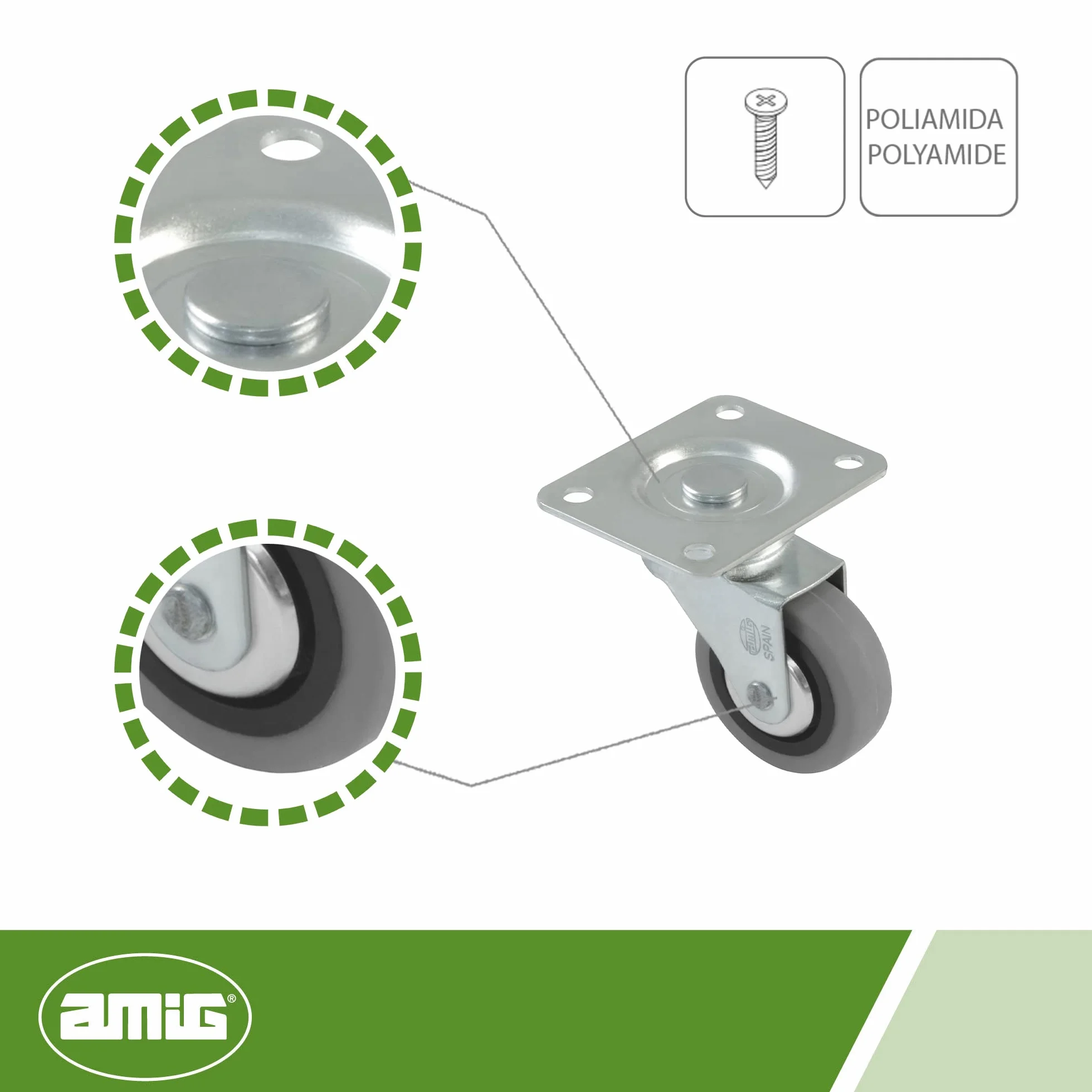 AMIG – guma 2502 – 40 szara