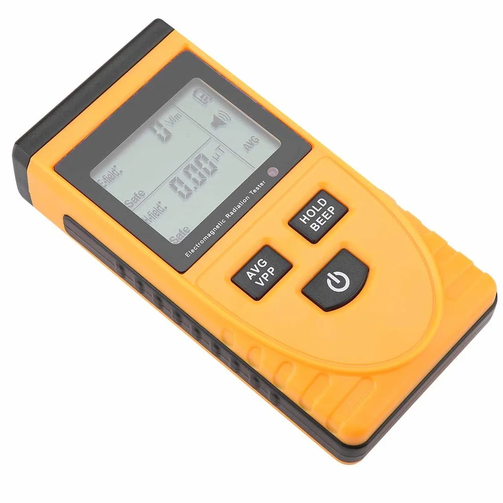 Detektor promieniowania, cyfrowy detektor promieniowania elektromagnetycznego GM3120, cyfrowy detektor promieniowania LCD, tester EMF, przepustowość testowa 5 Hz-3500 MHz