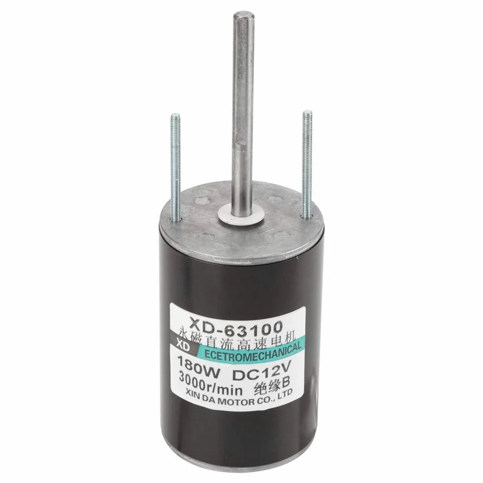 Silnik prądu stałego XD-63100 12/24 V 150 W duża prędkość CW/CCW do generatora DIY