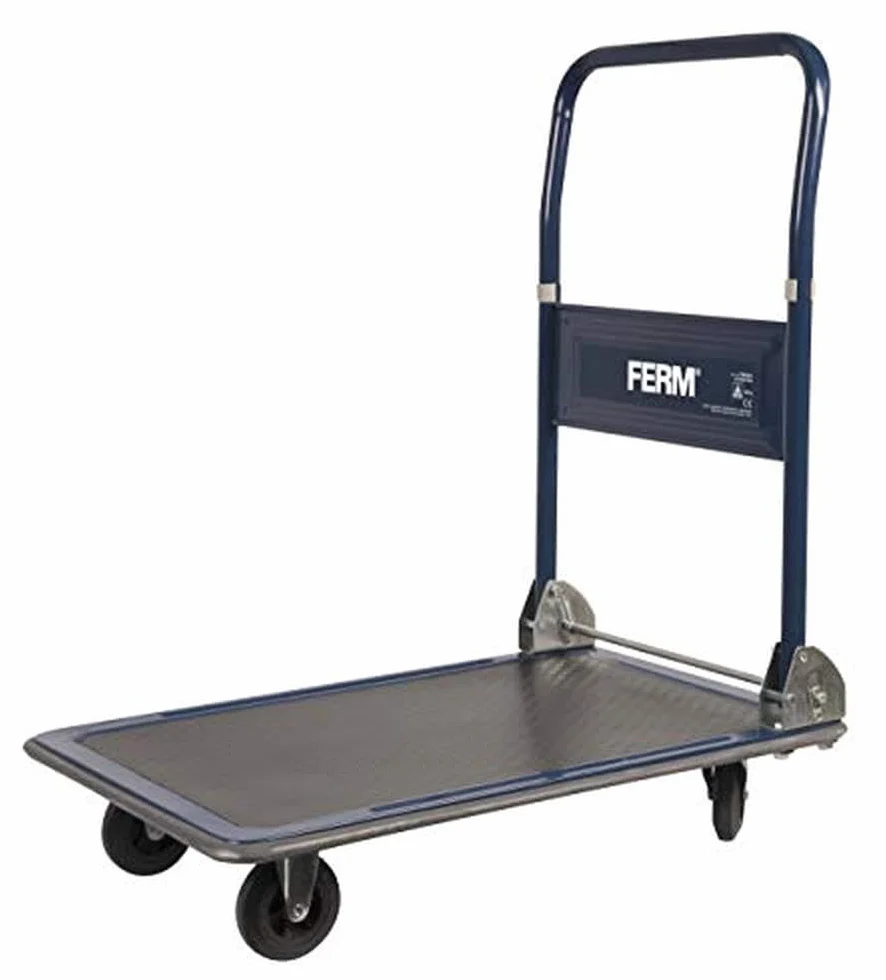 FERM TTM1027 Wózek transportowy, wózek platformowy, maks. 150 kg, składany