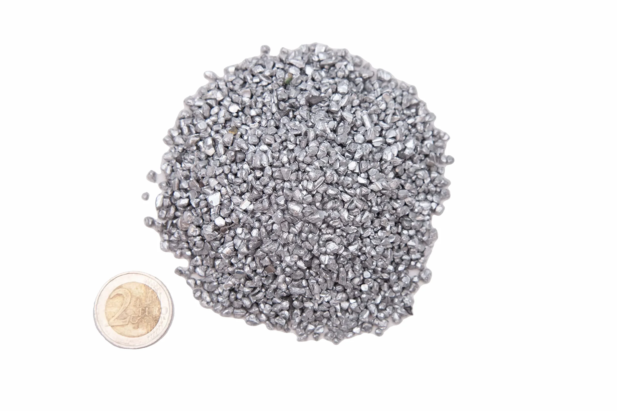 Granulat aluminiowy 99,9% czyste aluminium z recyklingu 2500 g