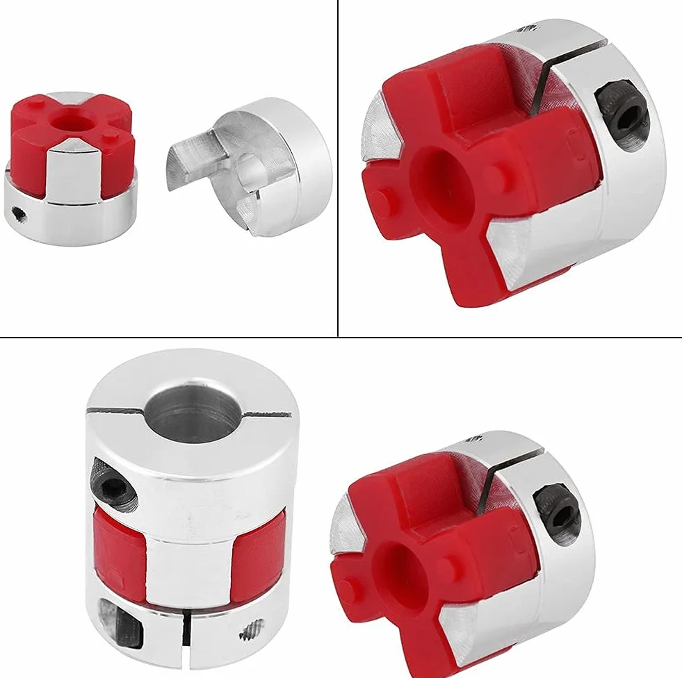Sprzęgło Silnika Aluminium 8mm X 10mm Elastyczne Złącze śliwkowe Złącze Złącza ze Stopu Enkoder Sprzęgło Przemysłowe Wał Enkodera Przemysłowe Komponenty Sterujące