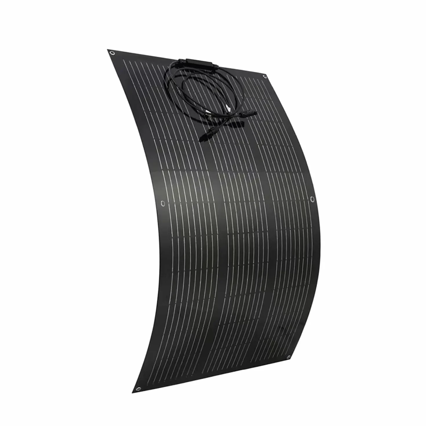 Elastyczny panel słoneczny 100W 12V ETFE Panel Solarny monokrystaliczny fotowoltaiczny do łodzi, przyczep, RV, kamper, 12V baterii i nieregularnych powierzchni
