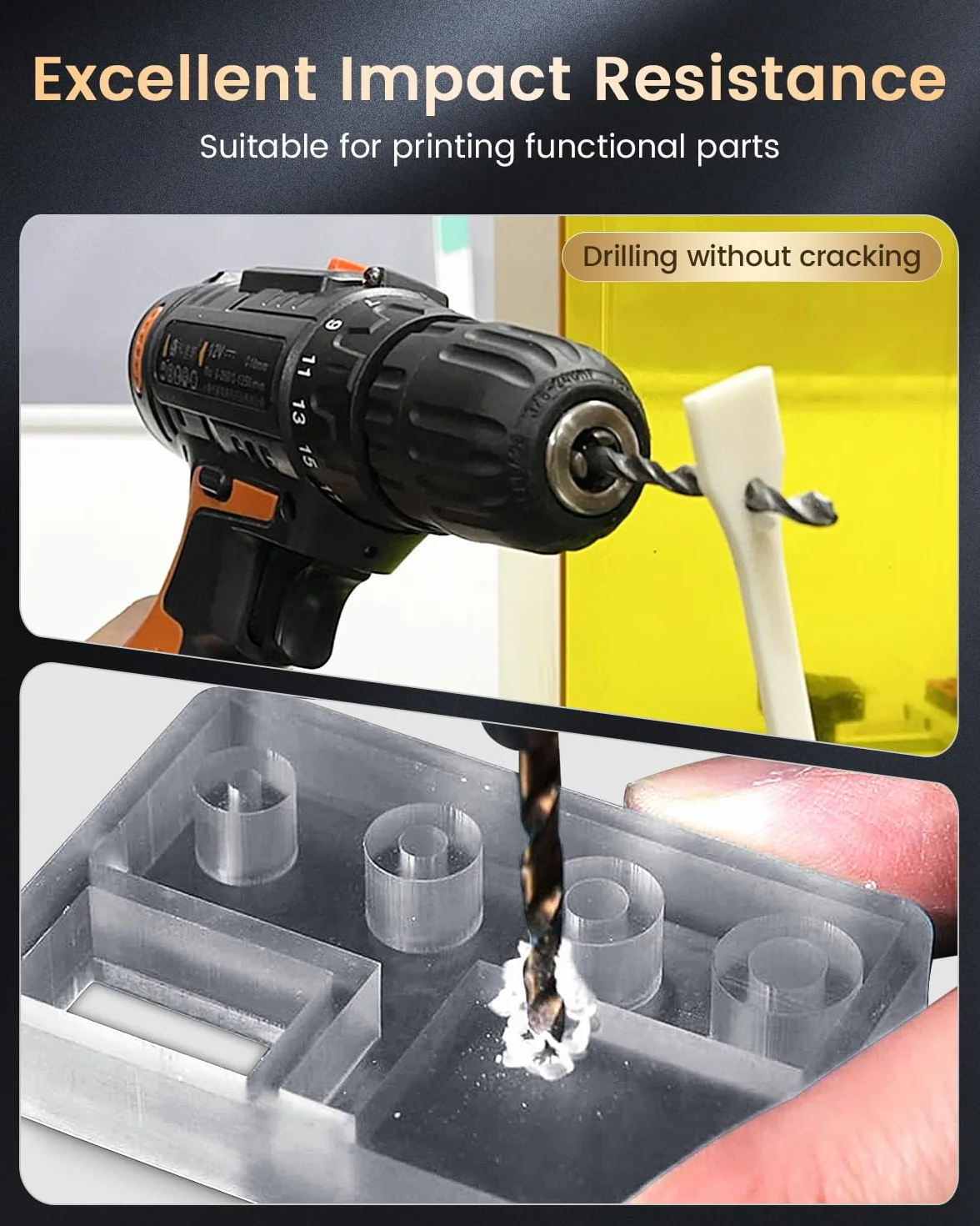 SUNLU Żywica do drukarki 3D podobna do ABS 14K 2KG, ultra precyzyjna do szczegółowego drukowania miniatur, gładka matowa powierzchnia, utwardzanie UV 405nm, kompatybilna z większością drukarek 3D LCD