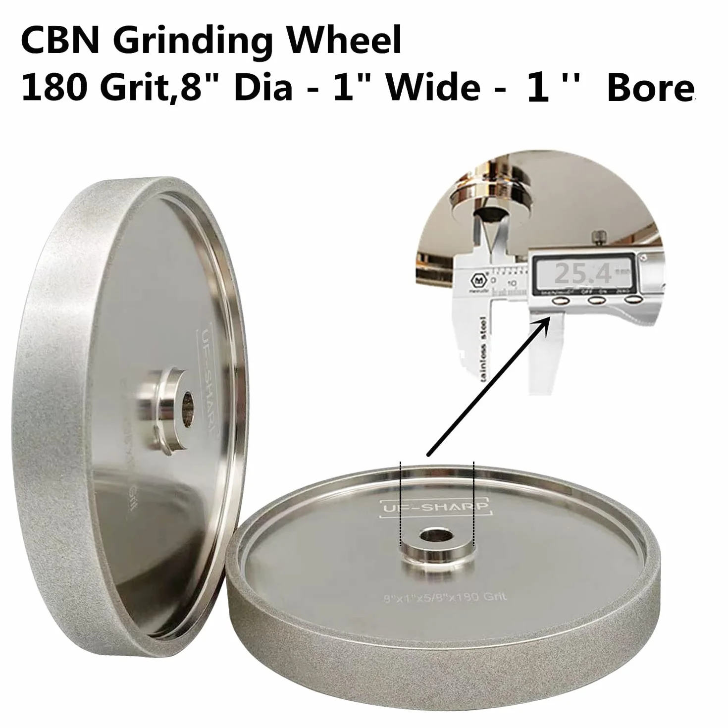 CBN tarcza szlifierska 200 mm ziarnistość 180 200 x 25,4 mm