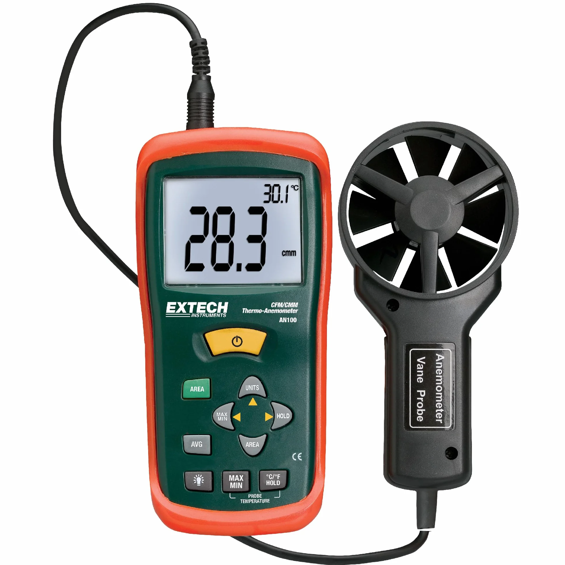 Extech Instruments AN100 CFM/CMM mini termometr
