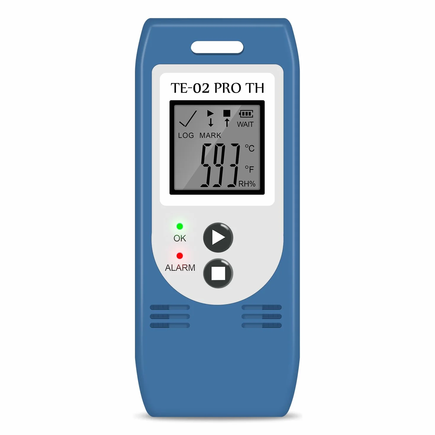 ThermElc TE-02Pro-H Rejestrator temperatury i wilgotności z automatycznym raportem CSV i PDF, porównuje dane z wieloma urządzeniami, z certyfikatem kalibracji - rejestratorem temperatury