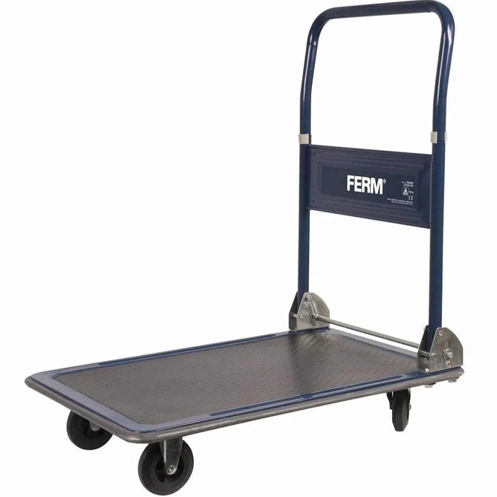 FERM TTM1027 Wózek transportowy, wózek platformowy, maks. 150 kg, składany