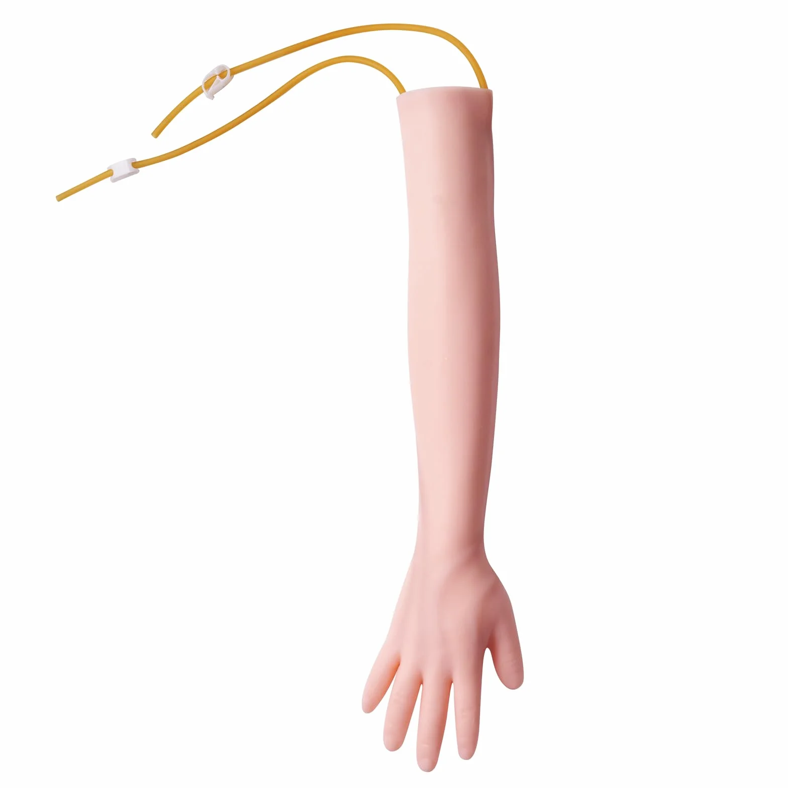VEVOR Zestaw do ćwiczeń z ramieniem flebotomicznym, zestaw ćwiczeń ramienia flebotomicznego, 560 x 130 x 70 mm, ramię treningowe do wstrzykiwań dożylnych wraz ze stojakiem IV, wężem do infuzji, prasą