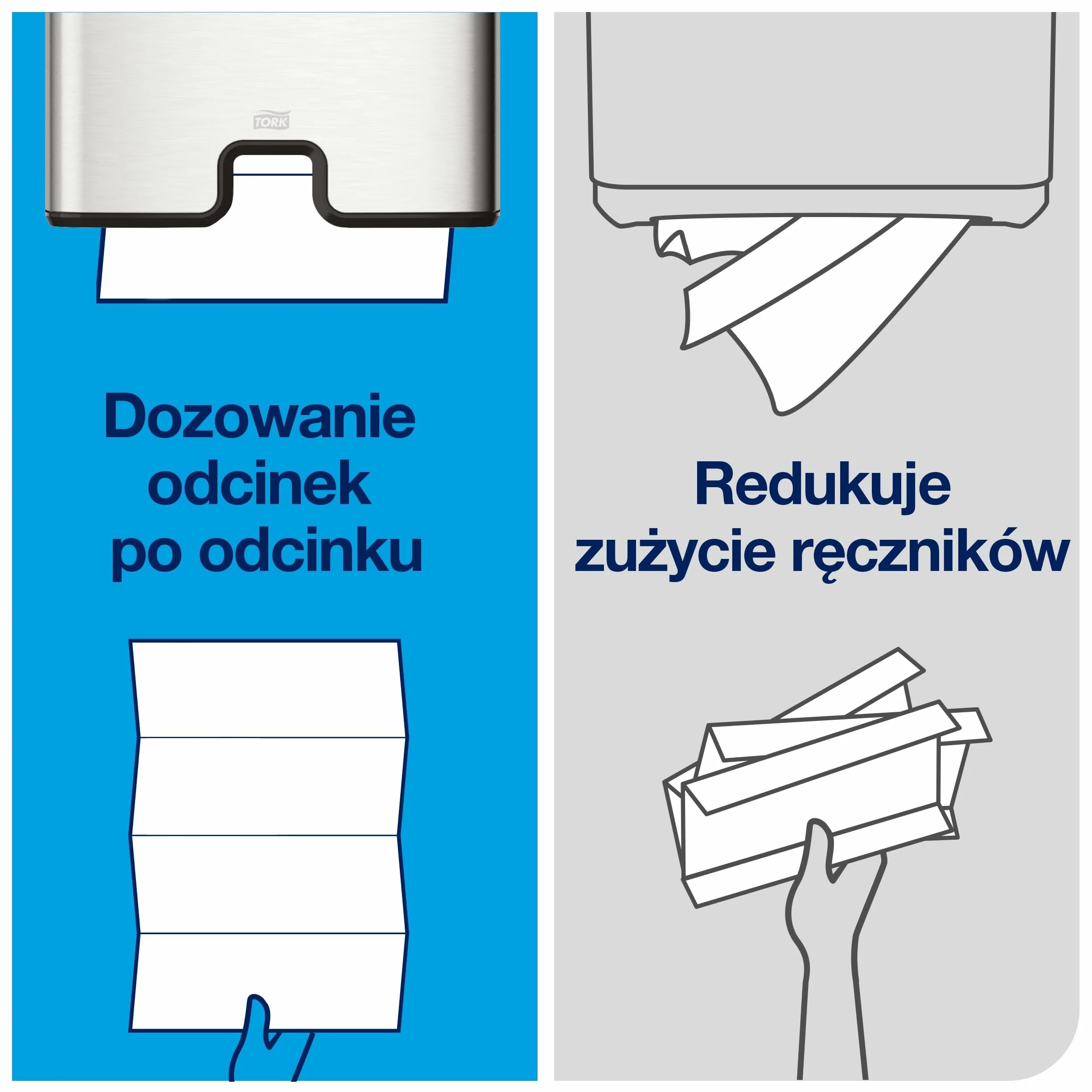 Tork Xpress Skompresowane Miękkie Ręczniki Papierowe Składane Białe H2, 2-Warstwowe, Chłonne, 12 x 225 Odcinków
