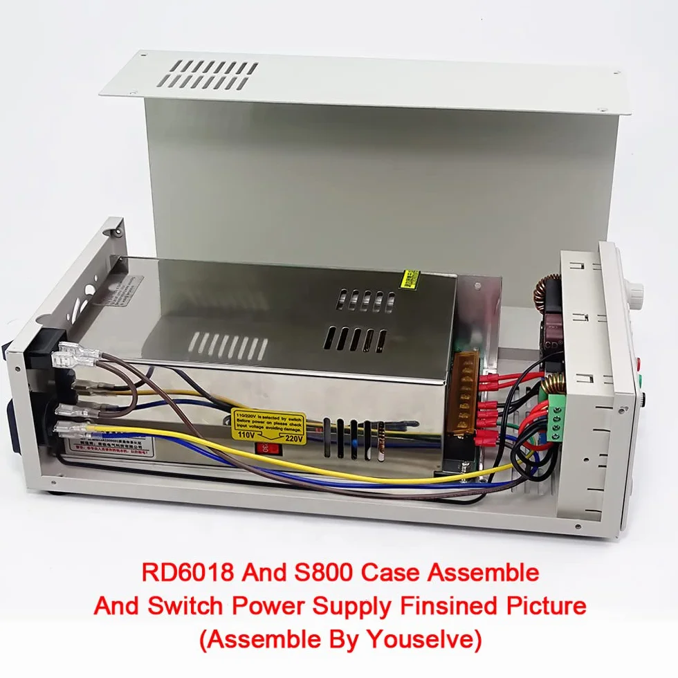 Leepesx S800 Obudowa cyfrowego zasilacza dla RD6012 RD6012W RD6018 RD6018W