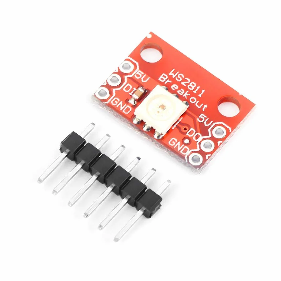 Ws2812 Breakout moduł płytka z niezależnym sterowaniem kolorami Ws2812 płytka do 5050 RGB LED