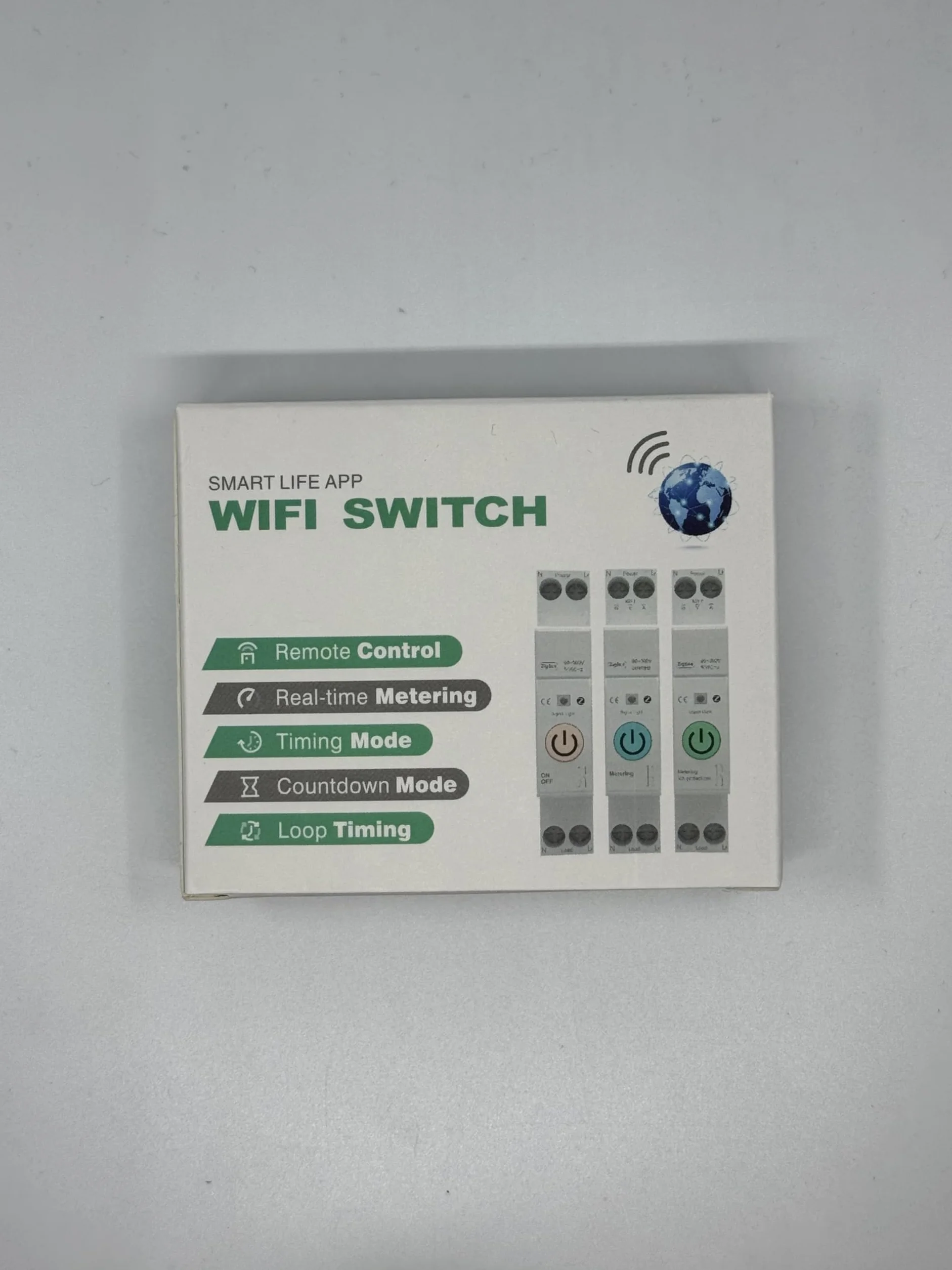 Przekaźnik ZIGBEE 63A TUYA SMART z pomiarem DIN zdalne sterowanie