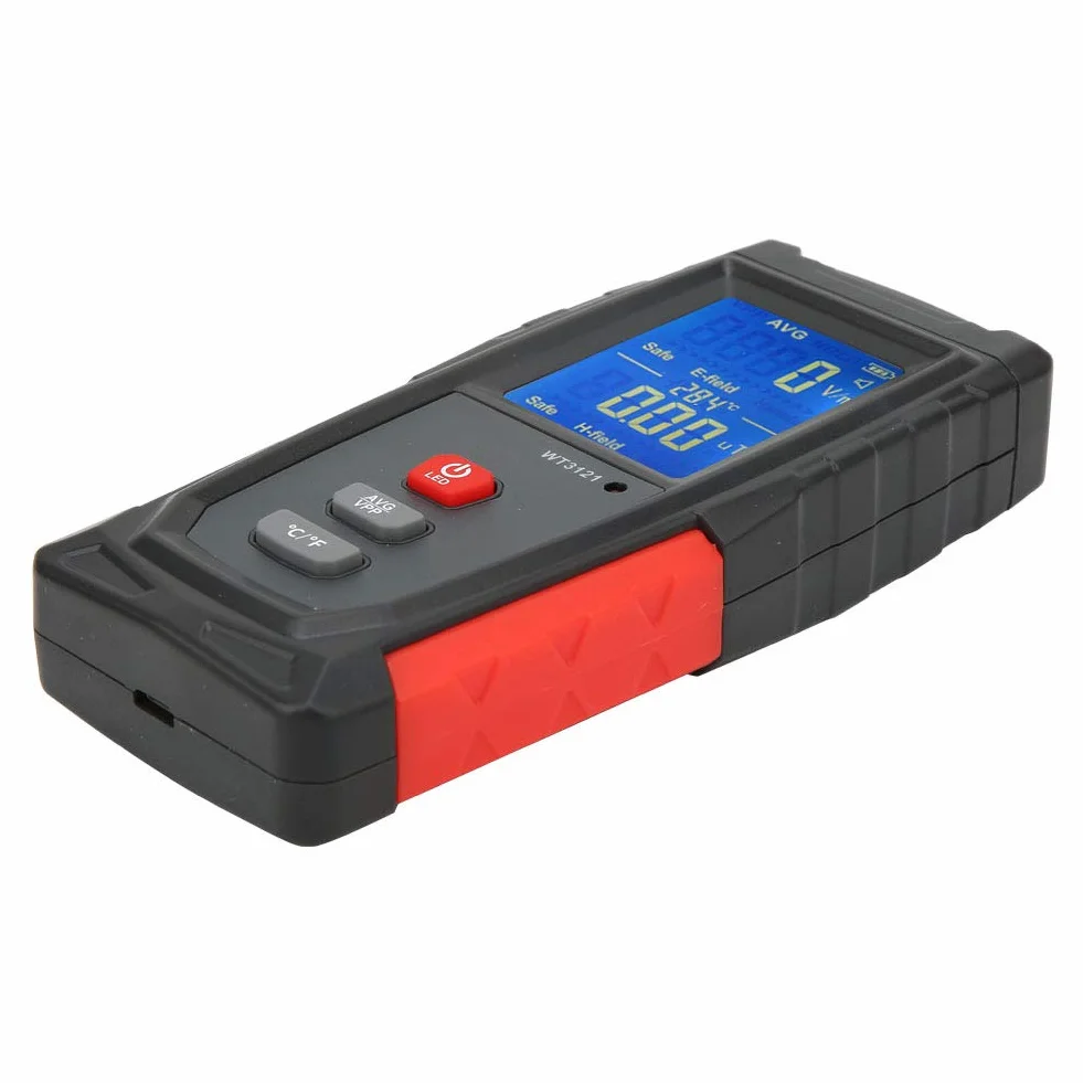 Elektrischer und magnetischer Strahlungsdetektor LCD Mini EMF Tester Messgerät Telefon Computer Elektromagnetischer Strahlungsdetektor