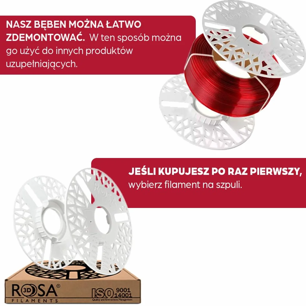 ROSA3D Masterspool Szpula do filamentów refill marki ROSA 3D FILAMENTS