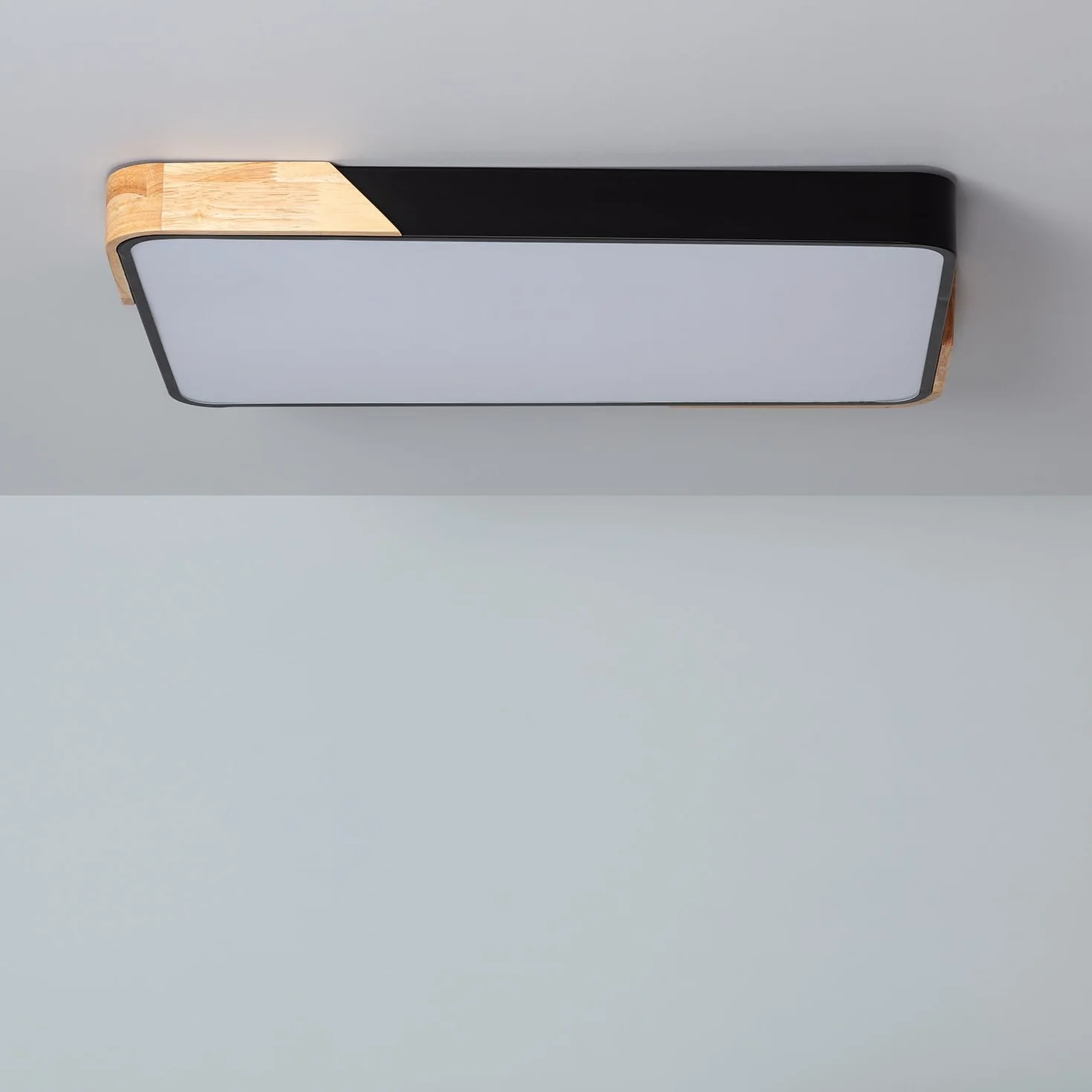 LEDKIA LIGHTING Plafon LED 30W Prostokątny 625x425mm CCT Czarny