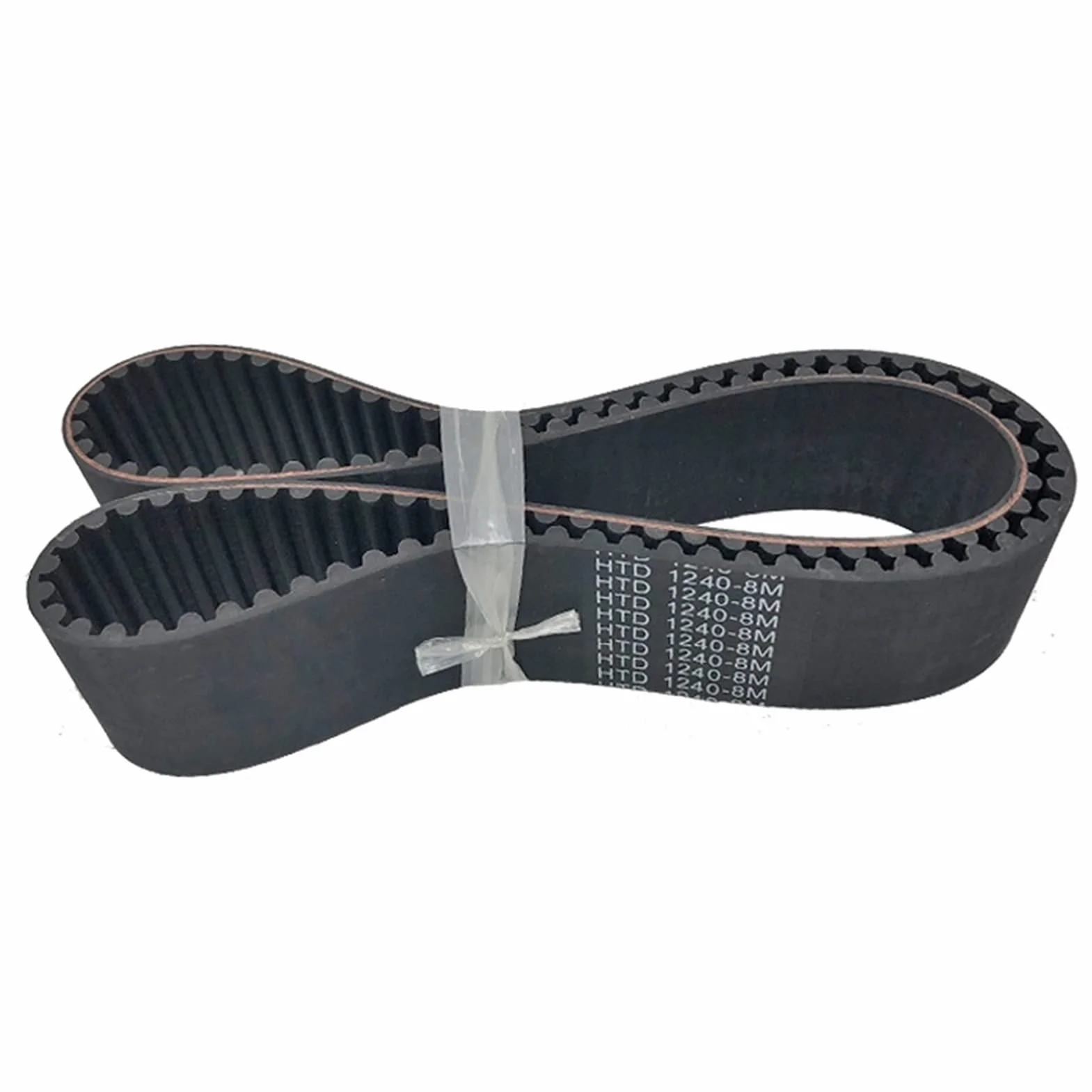 Pasy gumowe HTD8M 1240-8M zamknięta pętla szerokość 35-70 mm rdzeń z włókna szklanego