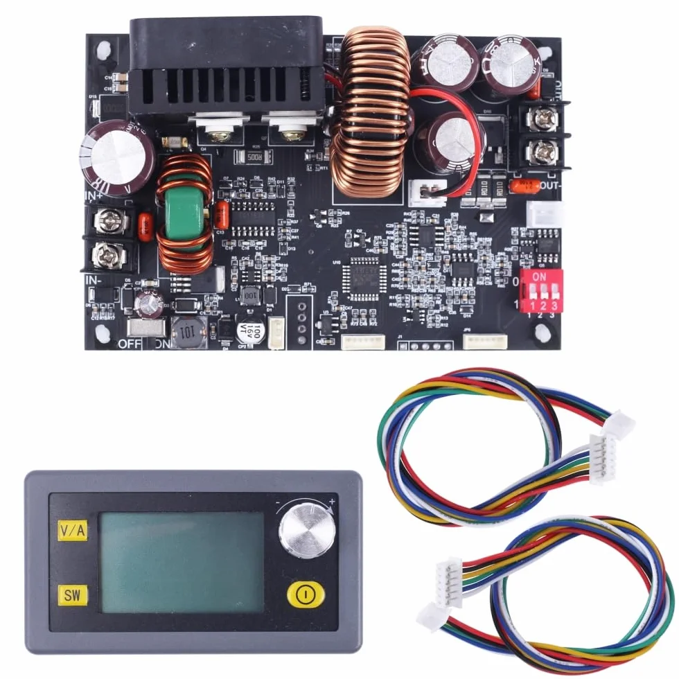 XY-6020L 1200 W DC-DC Step Down Power Supply Module 6-70 V 0-60 V 0-20 A CVCC regulowany transformator napięcia LCD