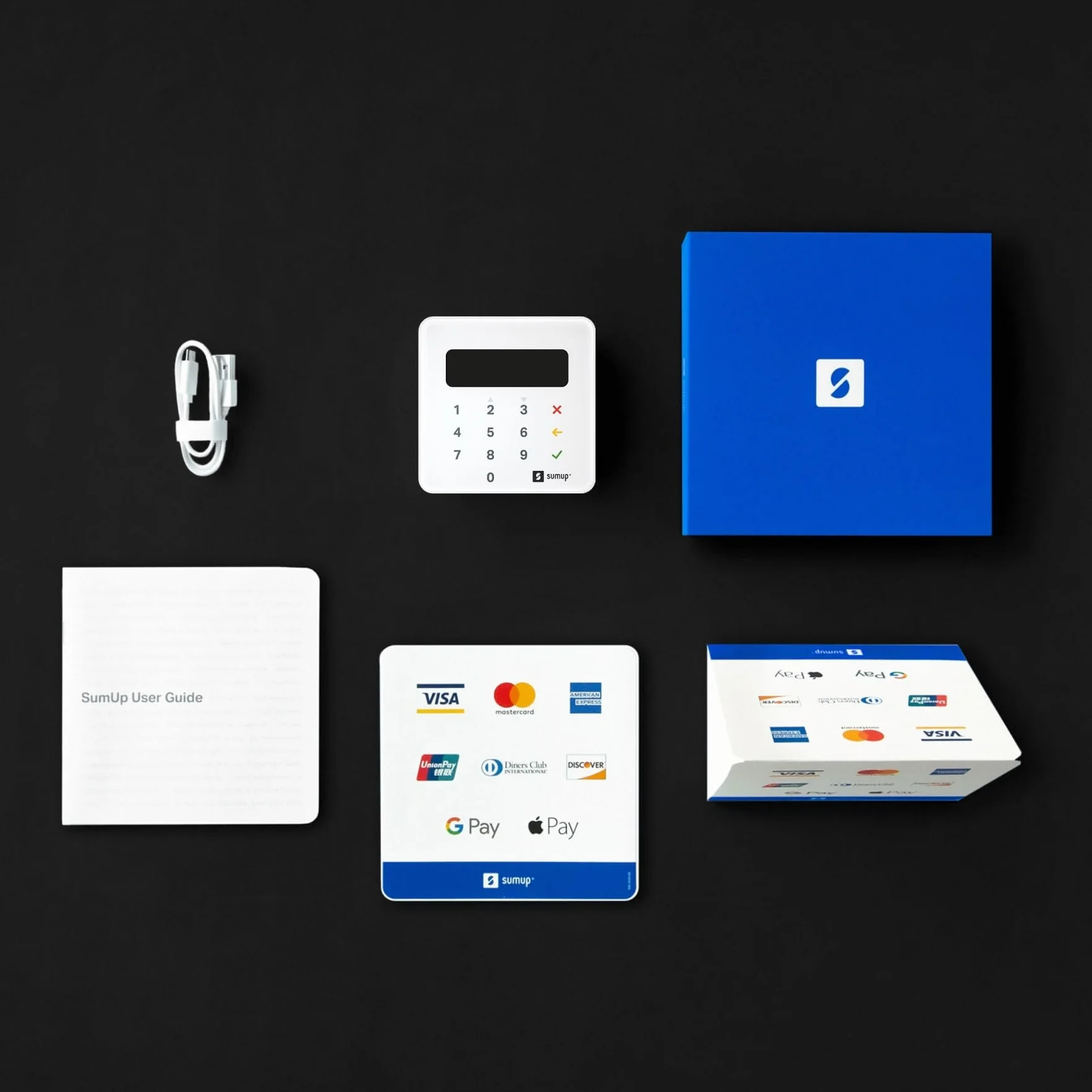 SumUp Terminal mobilny do płatności bezdotykowych RFID NFC czytnik kart kredytowych