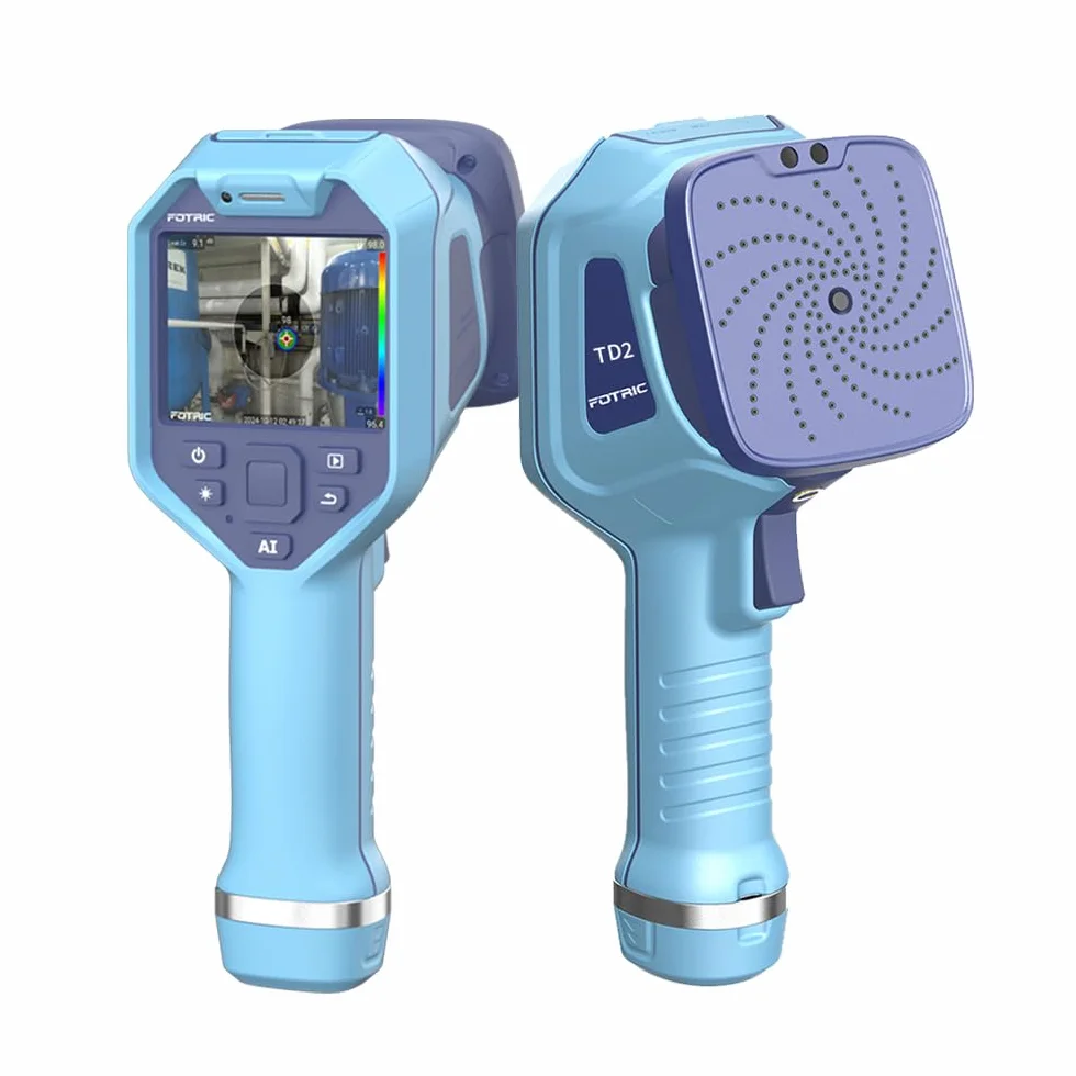 Kamera akustyczna TD2 64 MEMS 2~100 kHz 13 MP 66°×52°FOV wykrywacz wycieku sprężonego powietrza IPS 3,5 cala