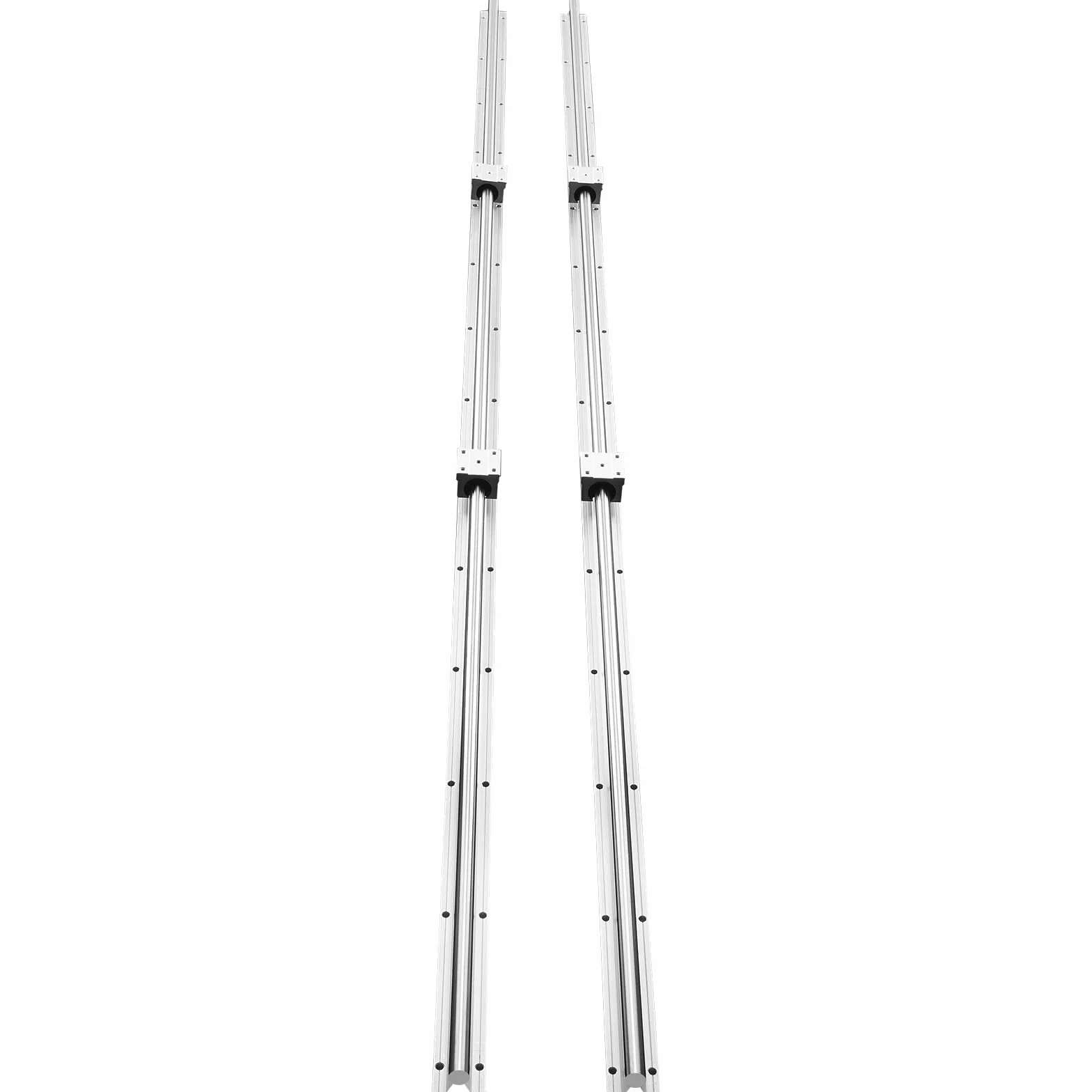 VEVOR Prowadnica liniowa SBR20-2200 mm stal węglowa aluminiowa z blokami ślizgowymi SBR20UU