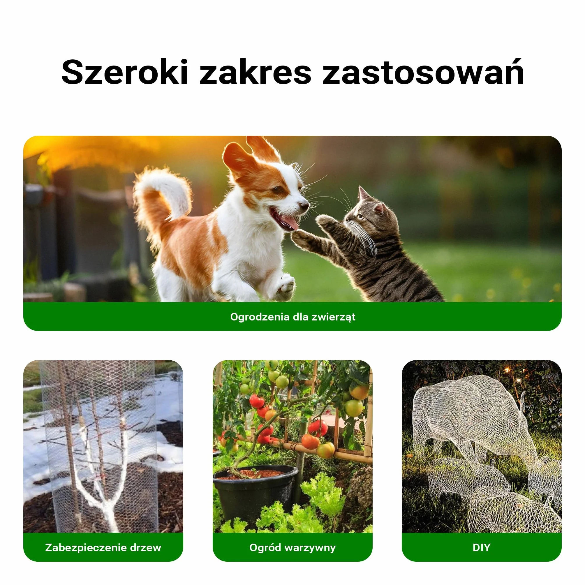 Wiltec Siatka ogrodzeniowa ocynkowana 1 x 25 m, stalowa siatka leśna na woliery i gryzonie, drut 0,7 mm, oczka 12 x 12 mm, trwała ochrona dla upraw i ogrodów