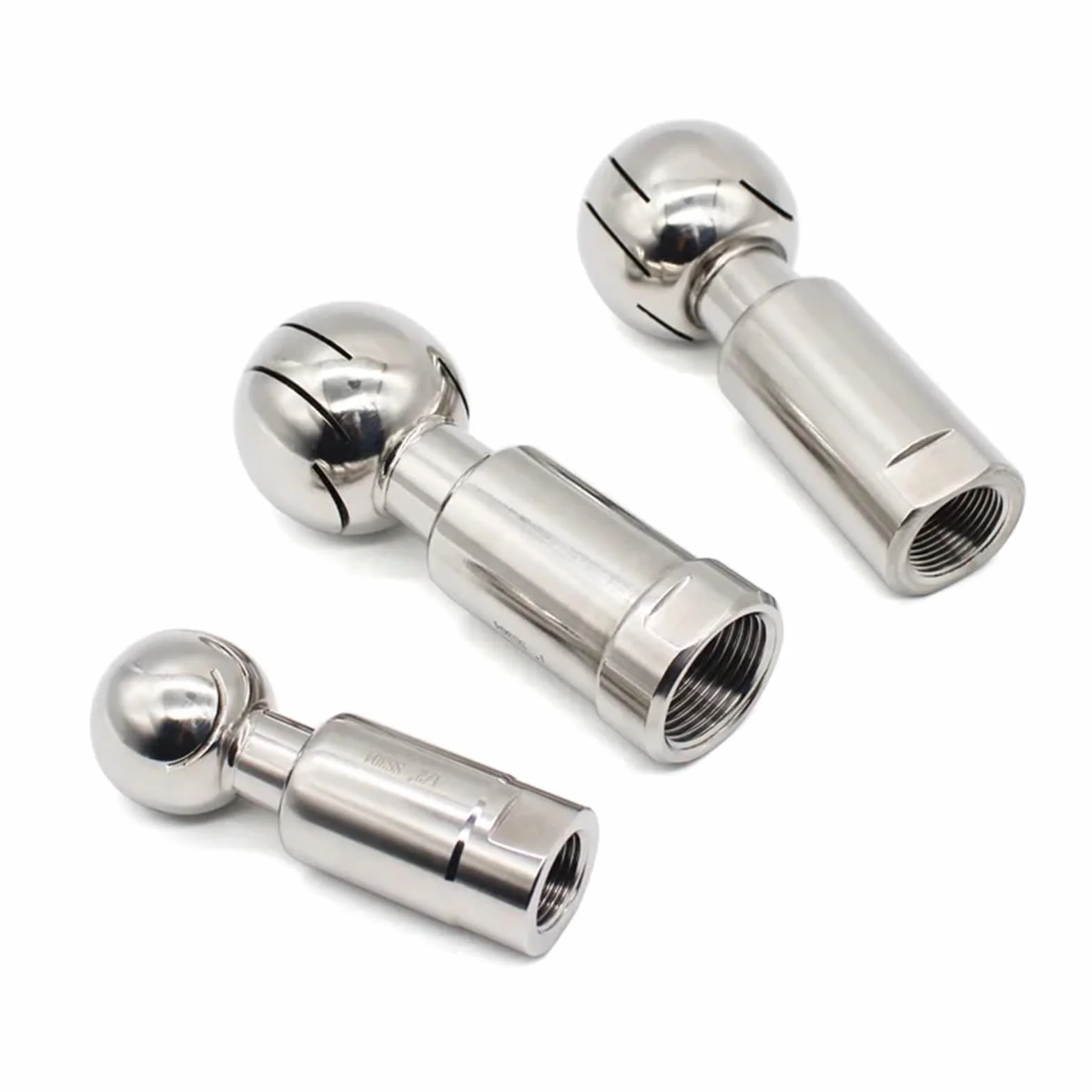 Głowica kulowa natrysku obrotowego ze stali nierdzewnej 304/316L 1/2"-1" Homebrew