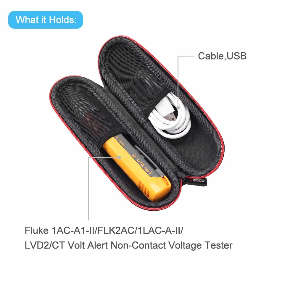 RLSOCO etui do Fluke 1AC / 2AC Fluke 1AC VoltAlert bezdotykowy czujnik napięcia