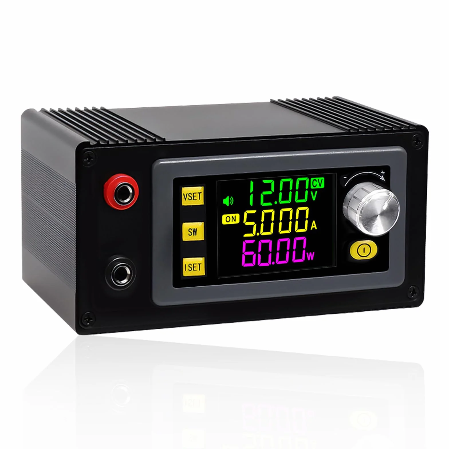 DC regulowany przetwornik Buck-Boost, regulator napięcia DC6-36 V, 60 W, stałe napięcie, moduł ładowania solarnego, wyświetlacz LCD, obudowa z obszernym interfejsem