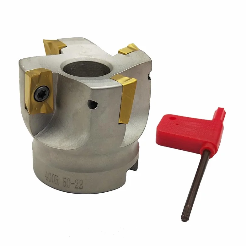 ASZLBYN R8 uchwyt narzędziowy R8-FMB22 7/16"-20 UNF adapter wrzeciona BAP400R 50-22-4T 90° flet głowica frezu płaski APMT1604PDER CNC płytki do cięcia