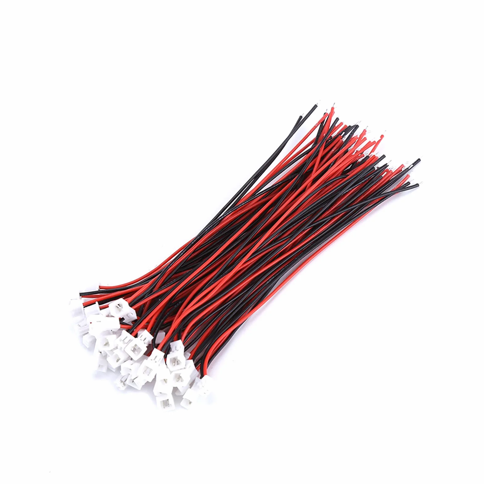 20 szt. Kable połączeniowe JST 1,25 mm 2-stykowe Micro JST męskie/żeńskie z przewodami ołowianymi