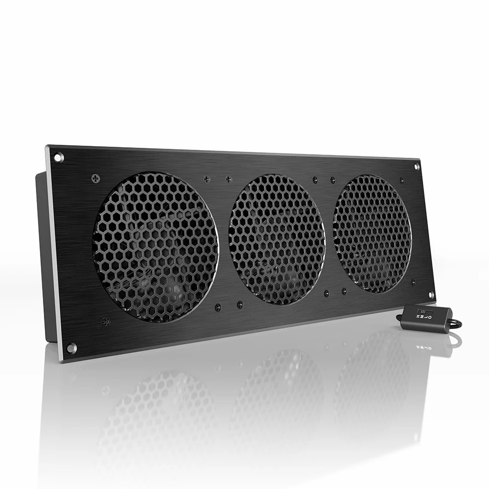 AC Infinity AIRPLATE S9 cichy wentylator chłodzący z regulacją prędkości do kina domowego